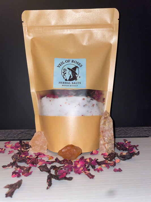 Veil of Roses, herbal salts