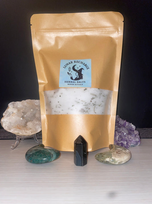 Lunar recharge, herbal salts