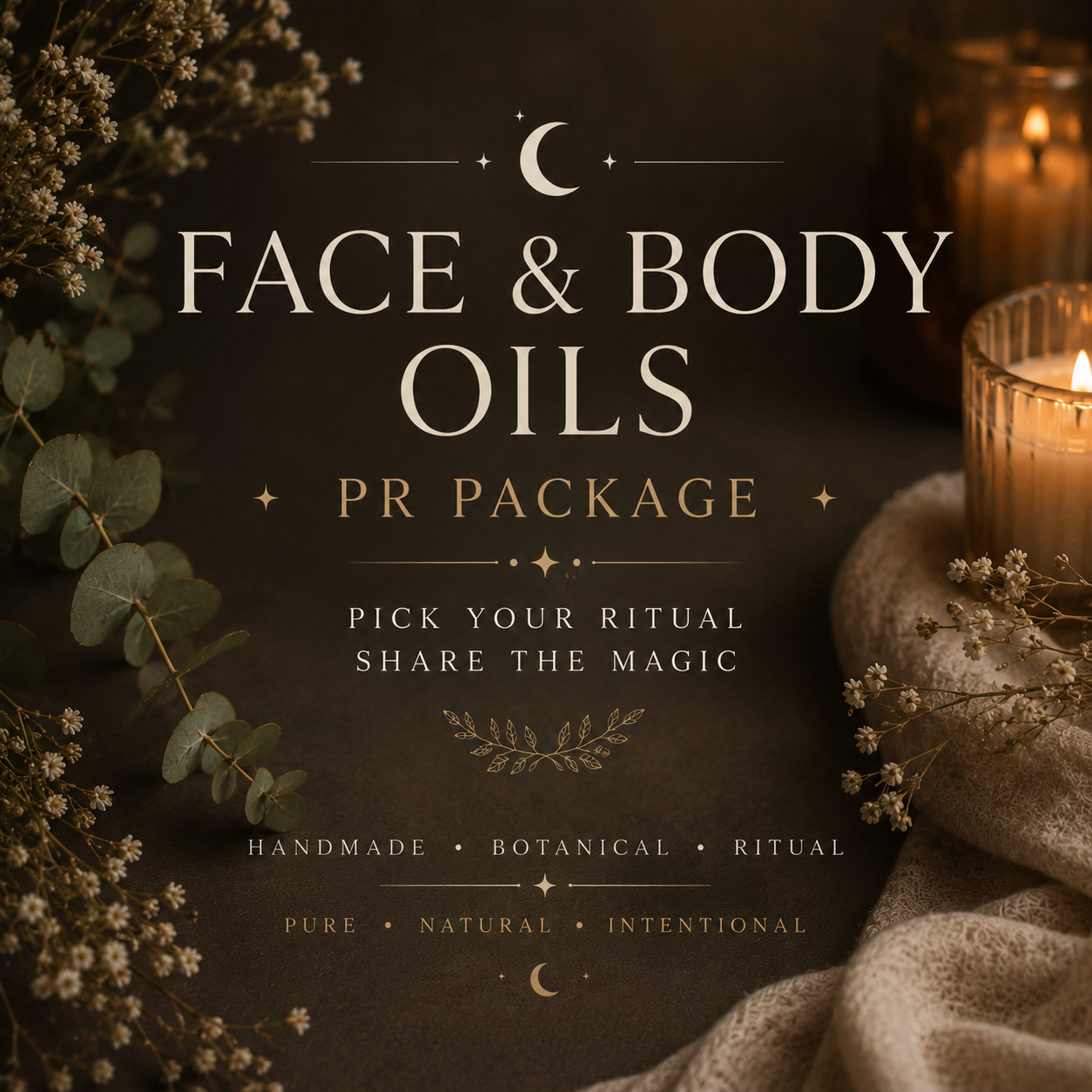Face & Body Oils PR Package