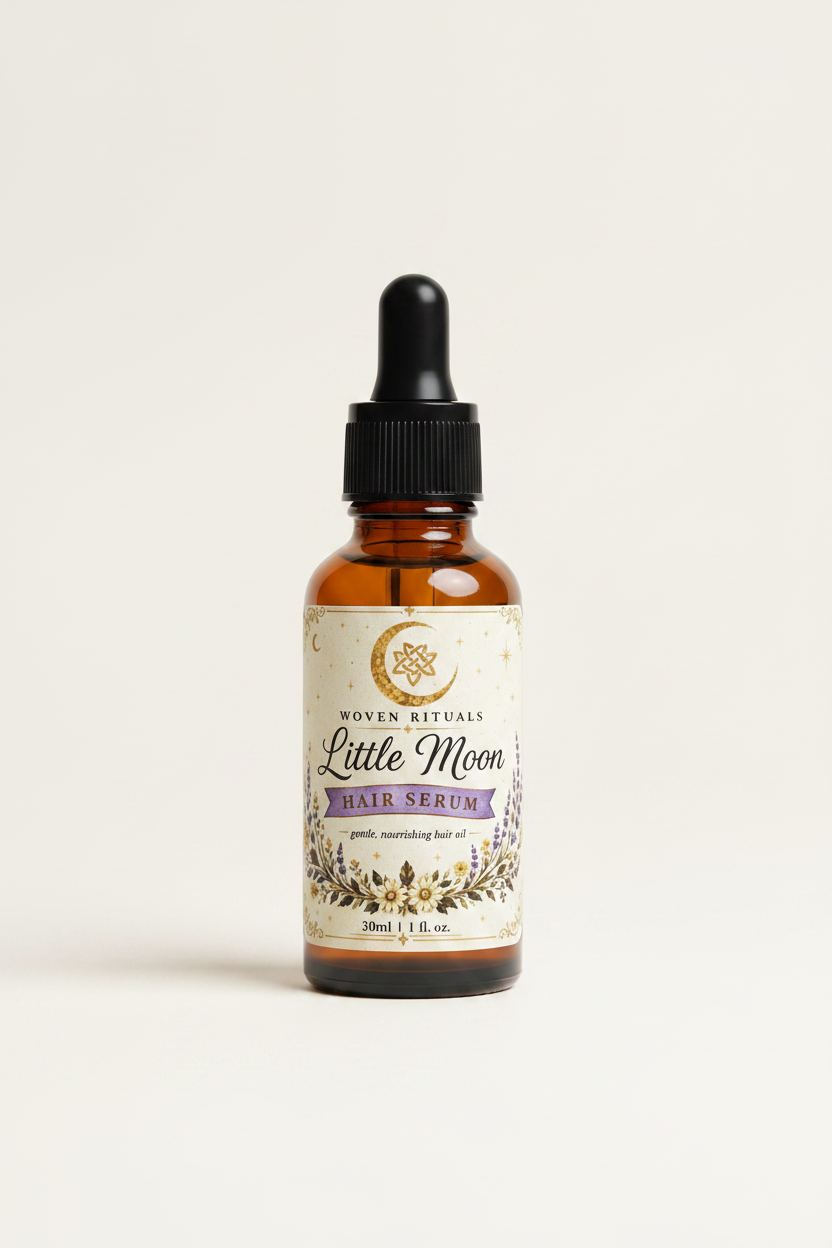 Little Moon Hair Serum
Gentle Botanical Hair Serum