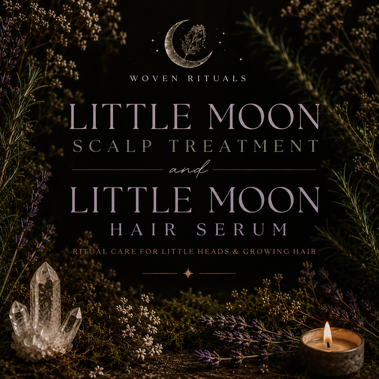 Little Moon Scalp Treatment & Little Moon Hair Serum PR Hair Ritual Duo