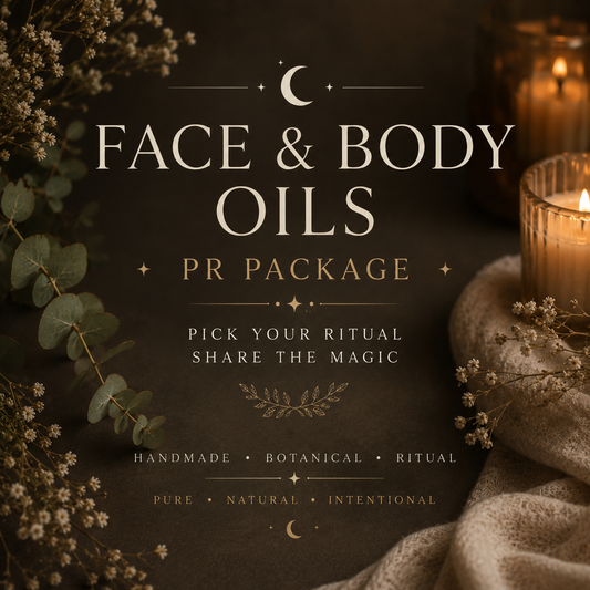 Face & Body Oils PR Package