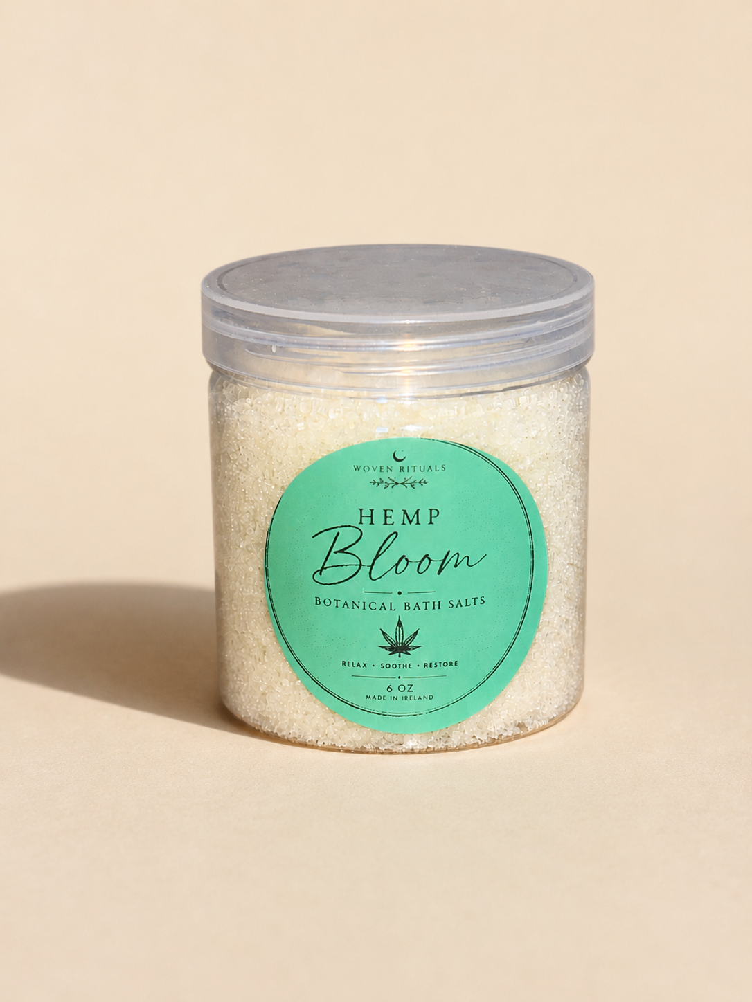 Hemp Bloom Botanical Bath Salts – 6oz